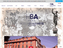 Tablet Screenshot of hoteldesbeauxarts.com